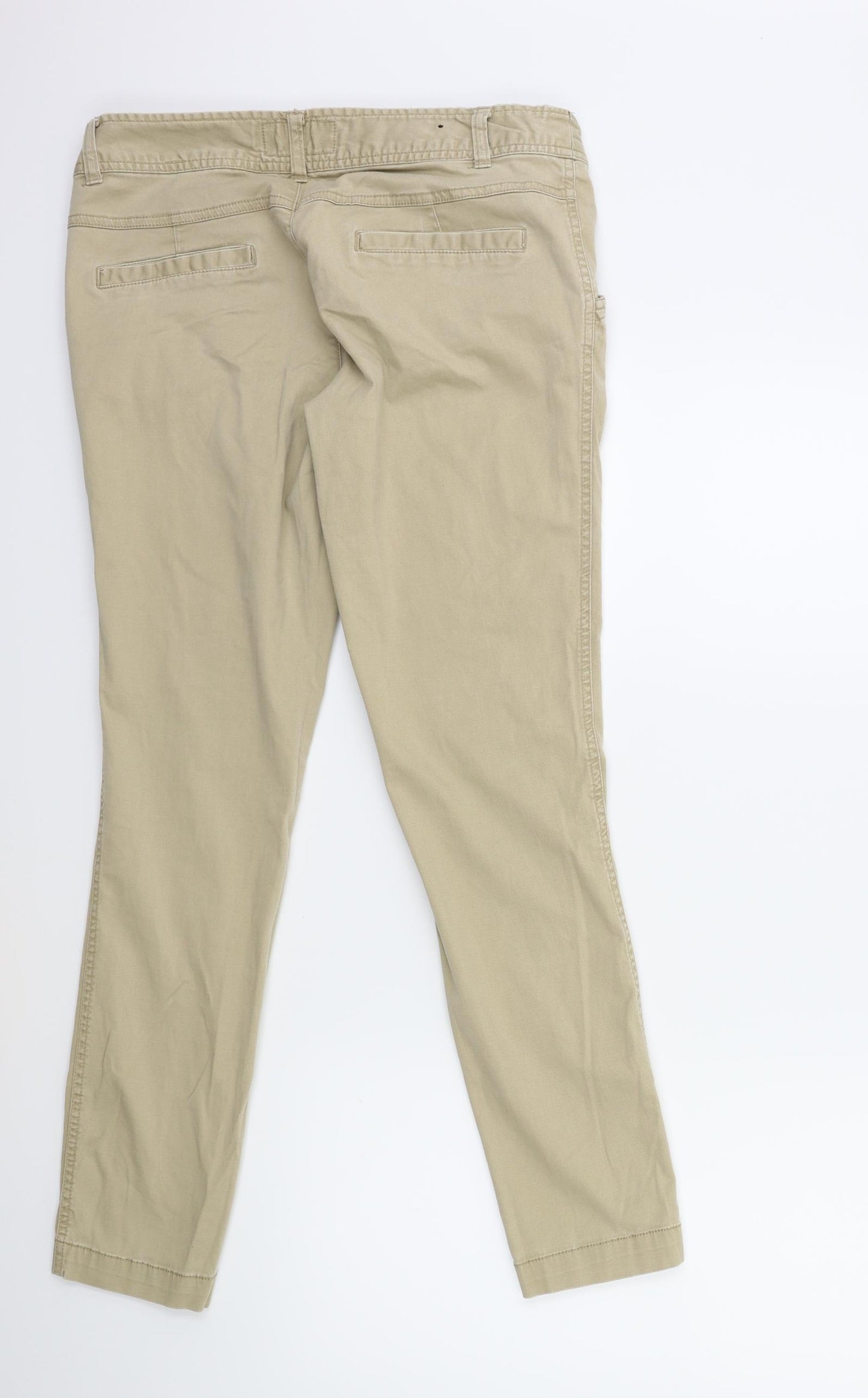 New Look Womens Beige   Trousers  Size 12 L28 in