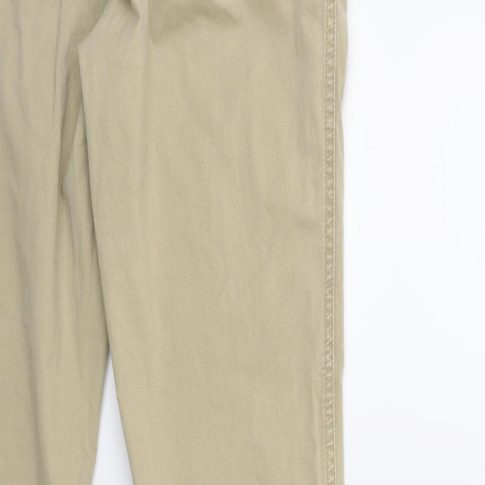 New Look Womens Beige   Trousers  Size 12 L28 in