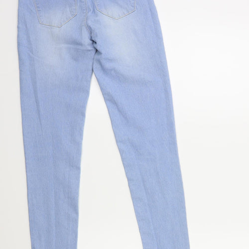 Denim & Co. Womens Blue  Denim Skinny Jeans Size 6 L28 in