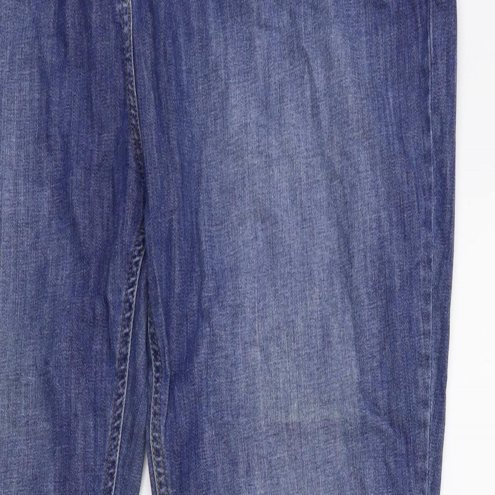 Per Una Womens Blue  Denim Straight Jeans Size 20 L29 in