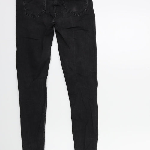 RESERVED Womens Black  Denim Skinny Jeans Size 34 in L27 in