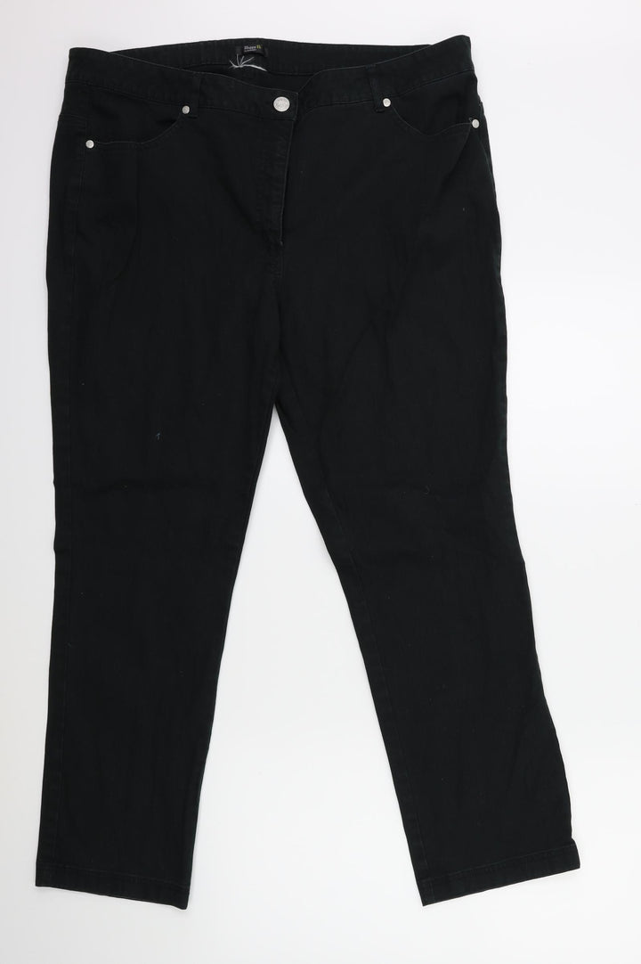 Damart Womens Black Denim Skinny Jeans Size 38 in L27 in