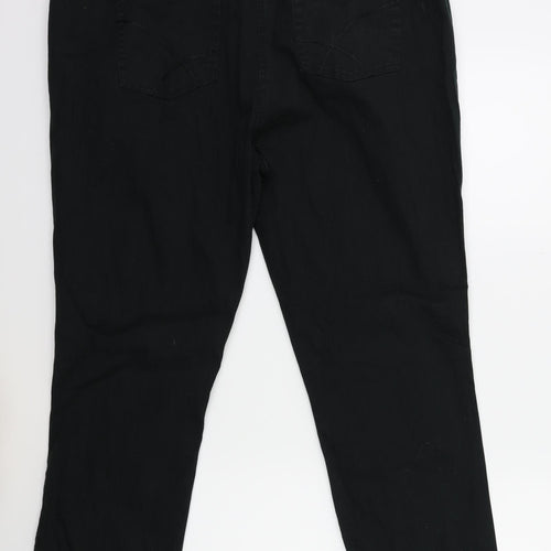 Damart Womens Black  Denim Skinny Jeans Size 38 in L27 in