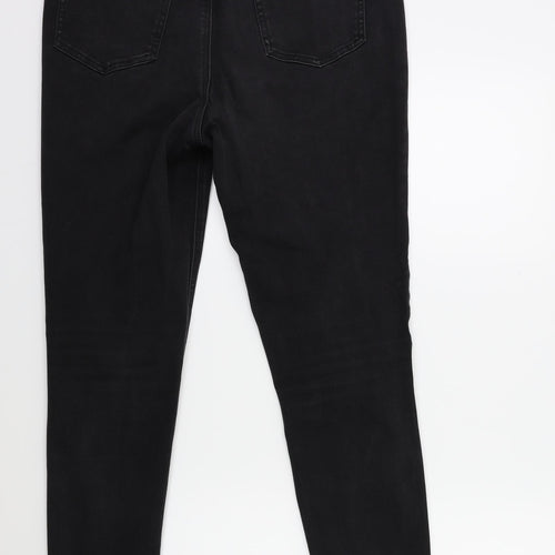 TU Womens Grey  Denim Straight Jeans Size 16 L29 in