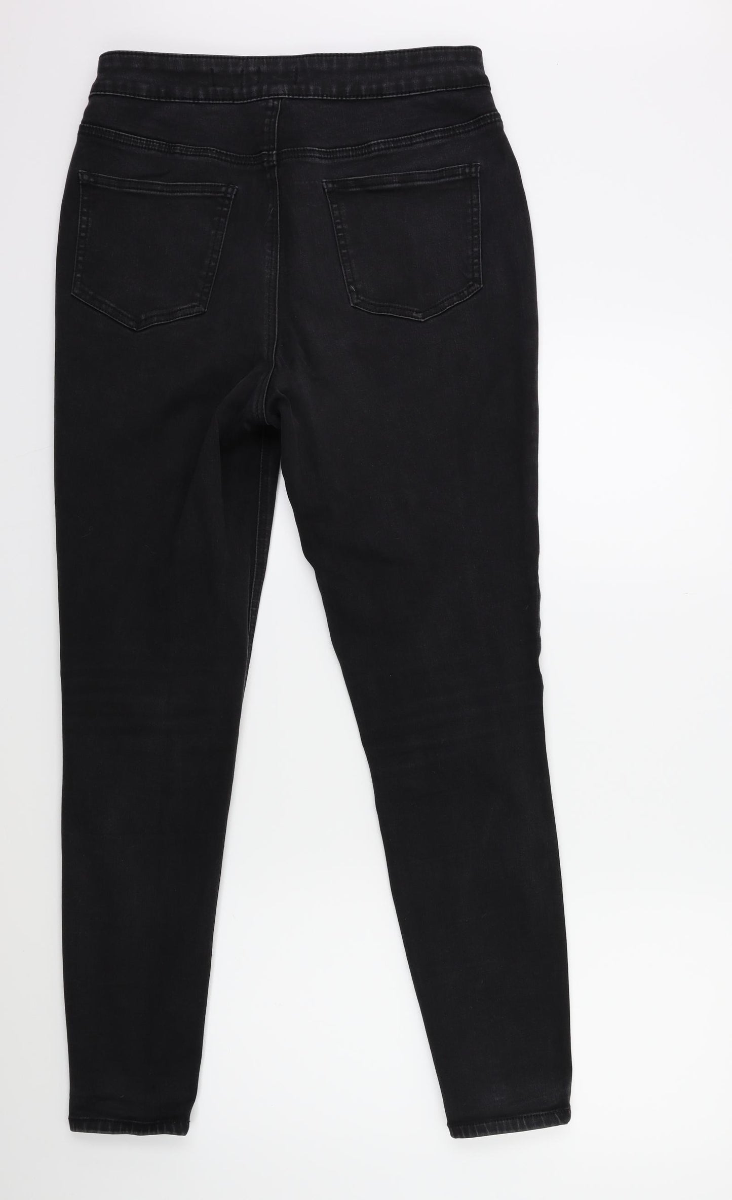 TU Womens Grey  Denim Straight Jeans Size 16 L29 in