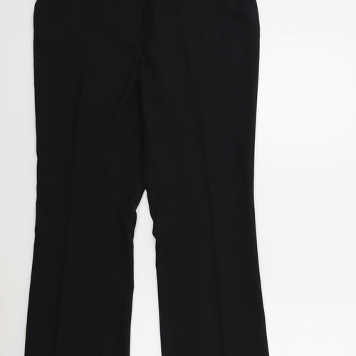 TU Womens Black   Trousers  Size 14 L28 in