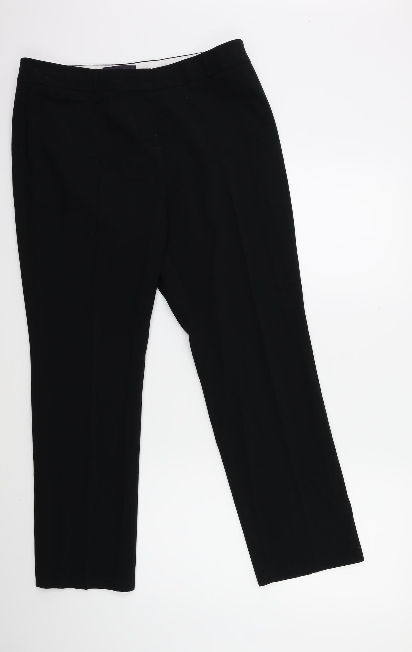 Marks and Spencer Womens Black   Trousers  Size 14 L27 in