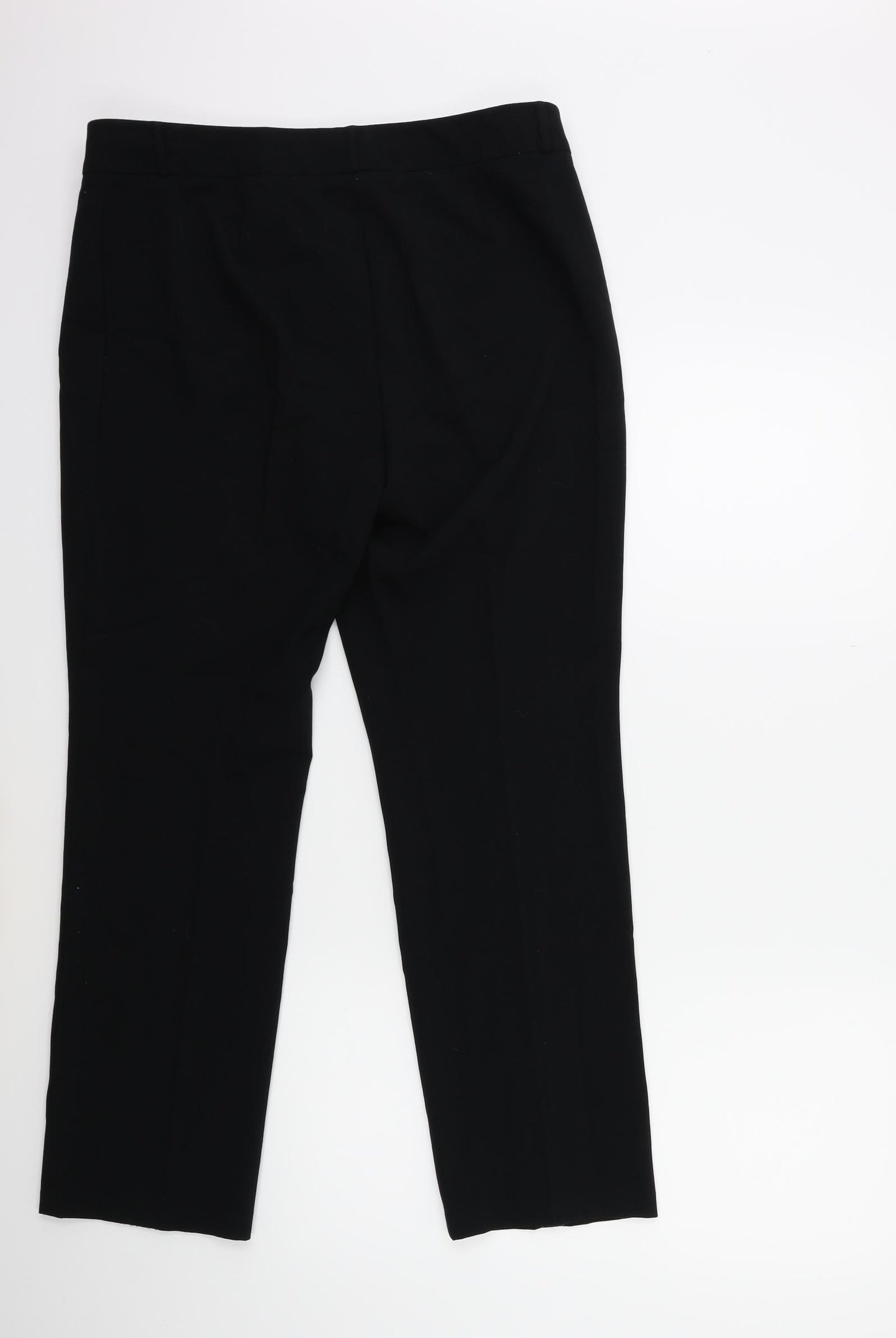 Marks and Spencer Womens Black   Trousers  Size 14 L27 in