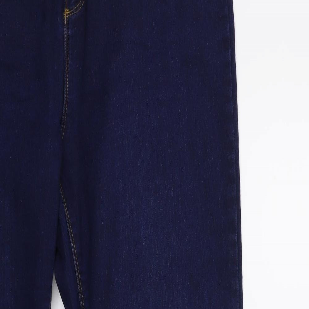 Dorothy Perkins Womens Blue  Denim Skinny Jeans Size 14 L27 in