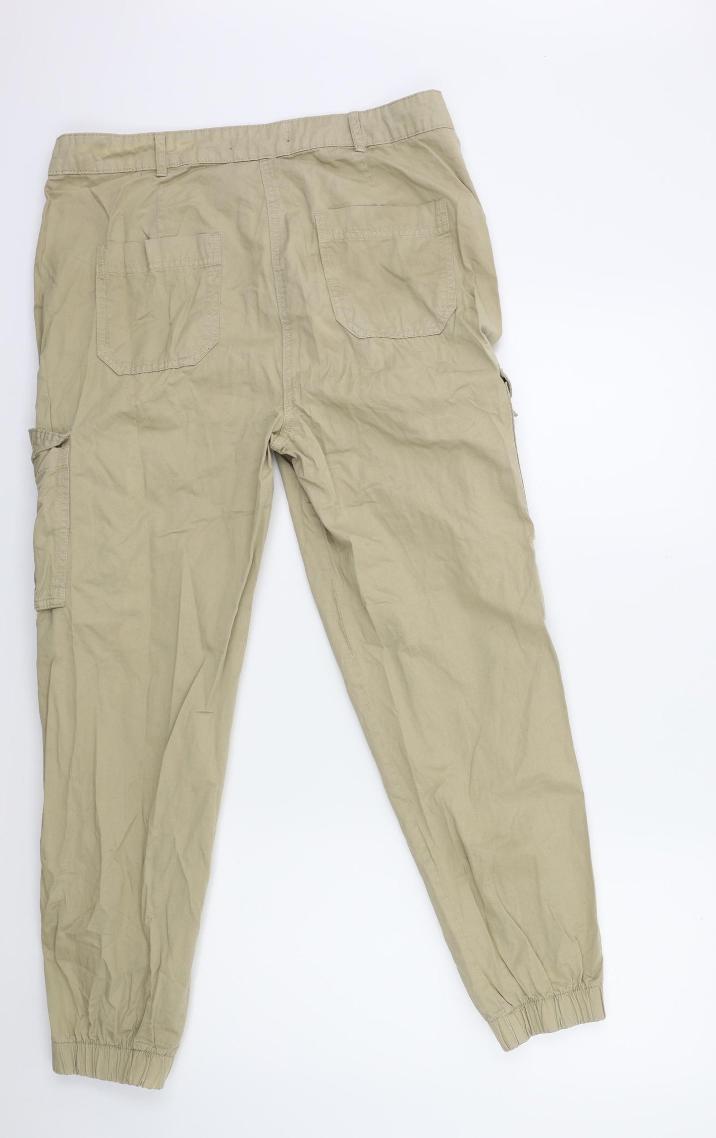 George Womens Beige   Cargo Trousers Size 14 L27 in