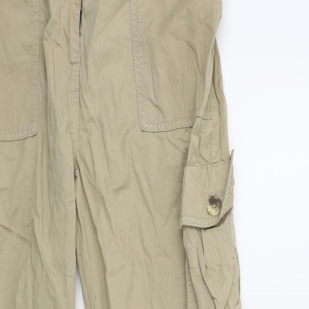 George Womens Beige   Cargo Trousers Size 14 L27 in