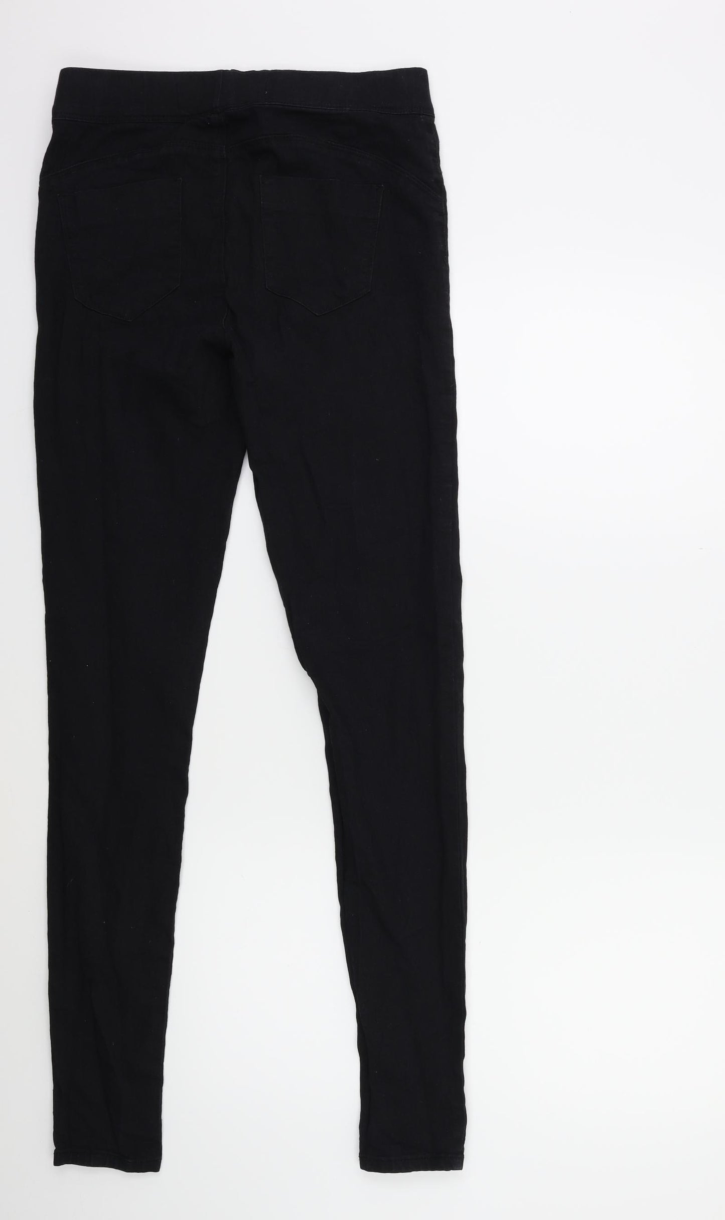 Denim & Co. Womens Black  Denim Jegging Jeans Size 10 L31 in