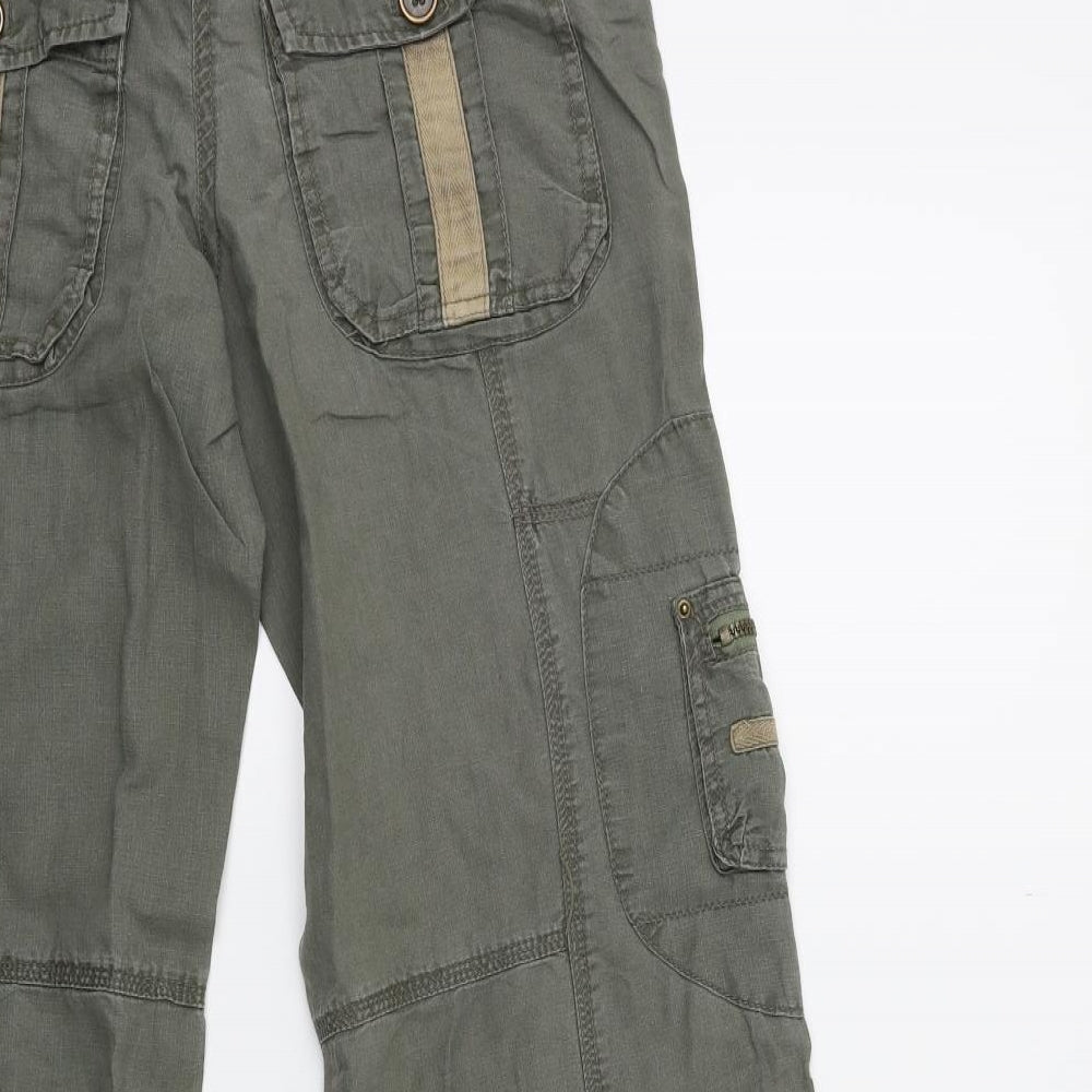George Womens Green   Cargo Trousers Size 8 L29 in