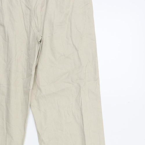 Preworn Womens Beige   Straight Jeans Size 26 in L30 in