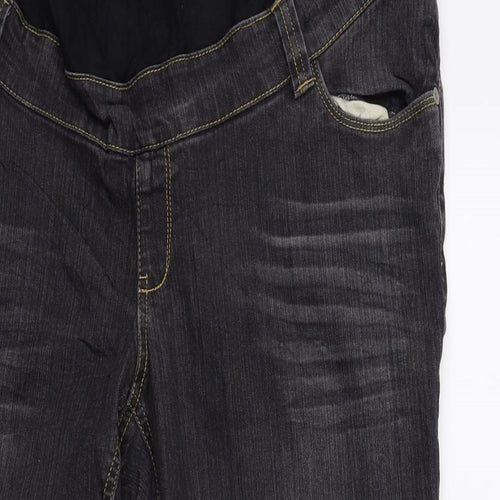 Preworn Womens Grey  Denim Tapered Jeans Size 40 in L29 in