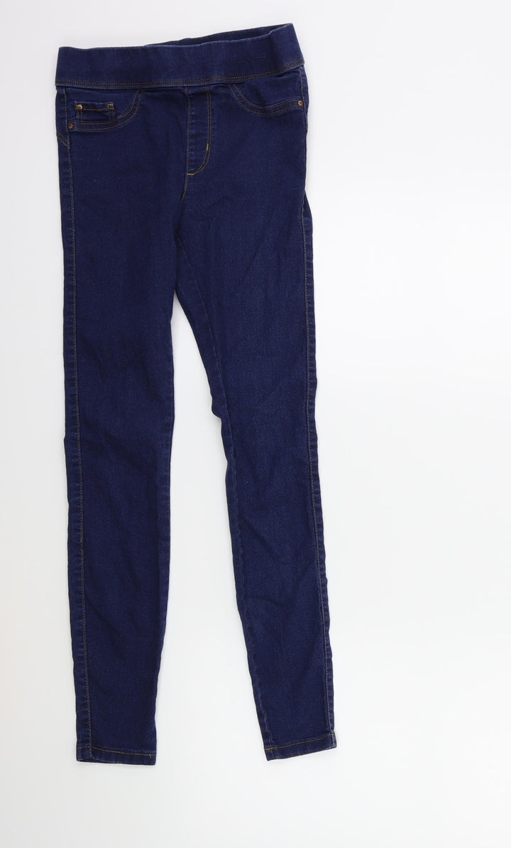 Denim & Co. Womens Blue Denim Jegging Jeans Size 6 L26 in