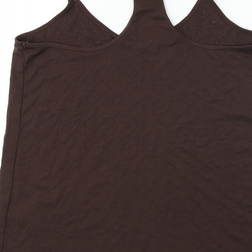 NEXT  Womens Brown   Basic T-Shirt Size 10