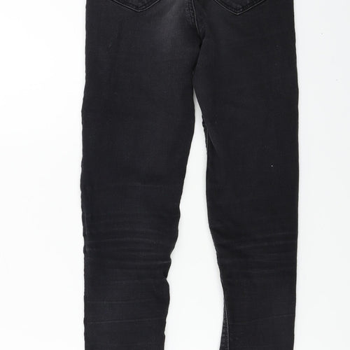Topshop  Womens Black   Straight Jeans Size 26 in L30 in