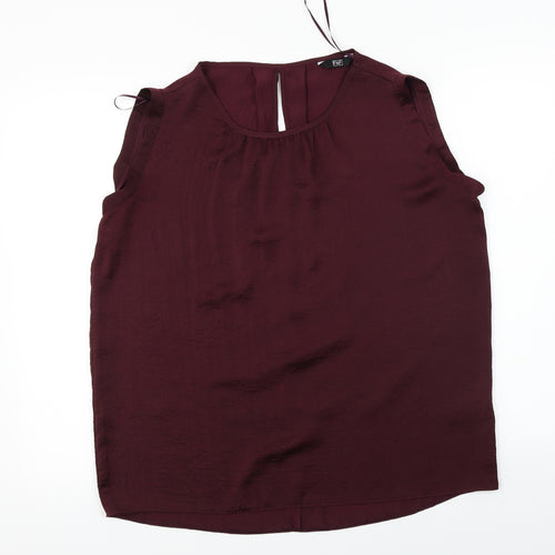 F&F  Womens Purple   Basic Blouse Size 12