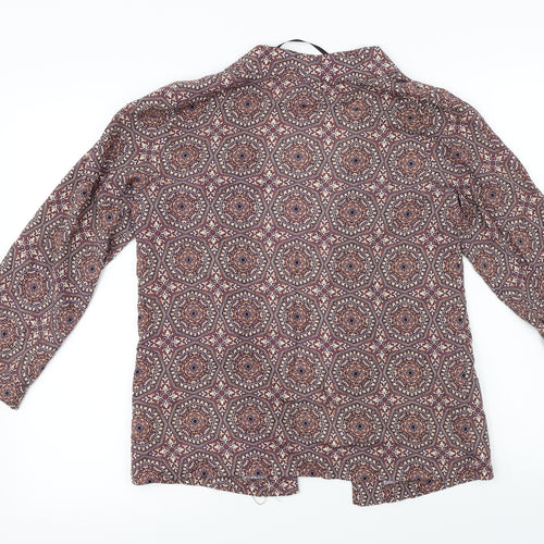 Atmosphere  Womens Red Floral  Cardigan Jumper Size 10