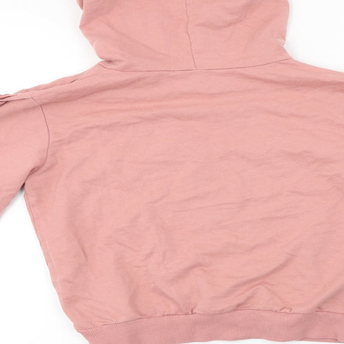 Select  Womens Pink   Pullover Hoodie Size S