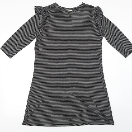 Papaya  Womens Black Striped  A-Line  Size 12