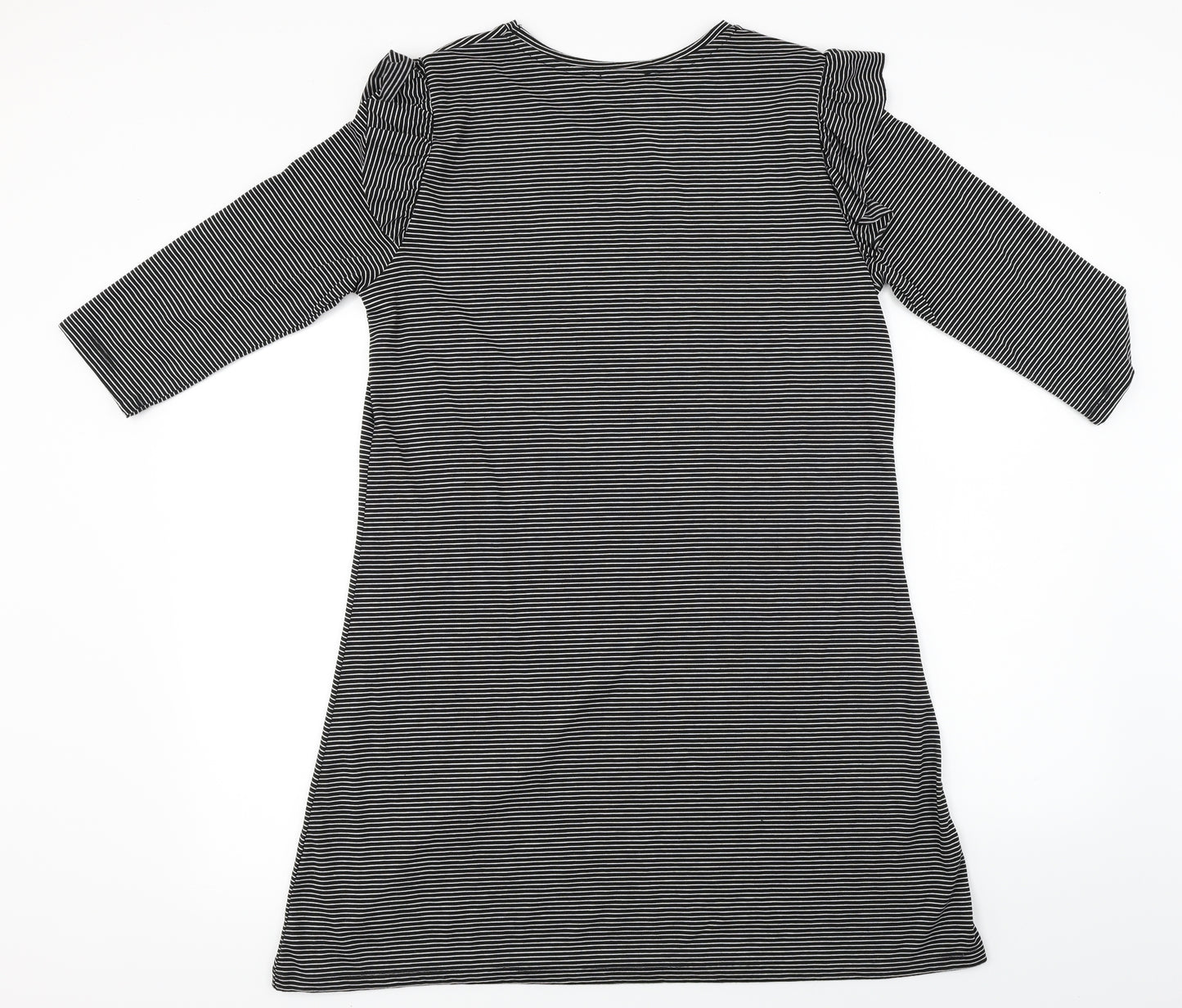 Papaya  Womens Black Striped  A-Line  Size 12