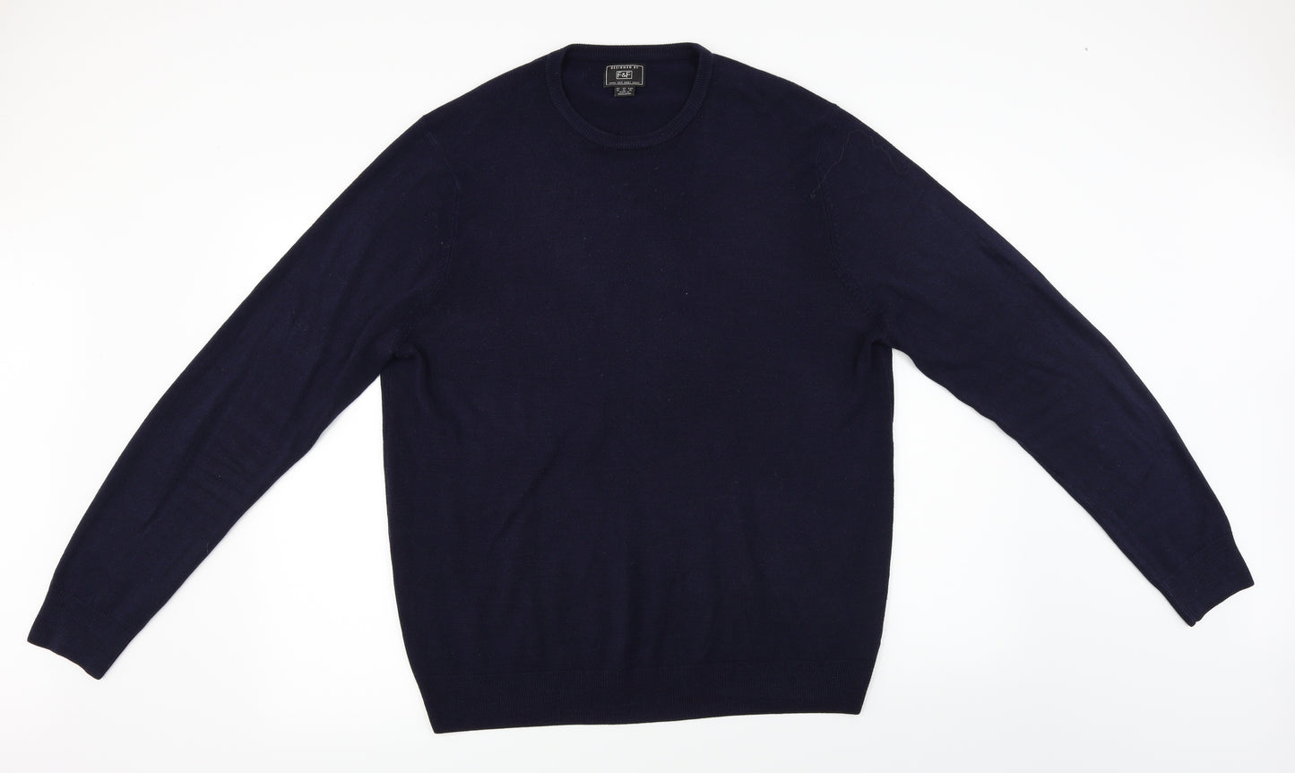 F&F  Womens Blue   Pullover Jumper Size XL