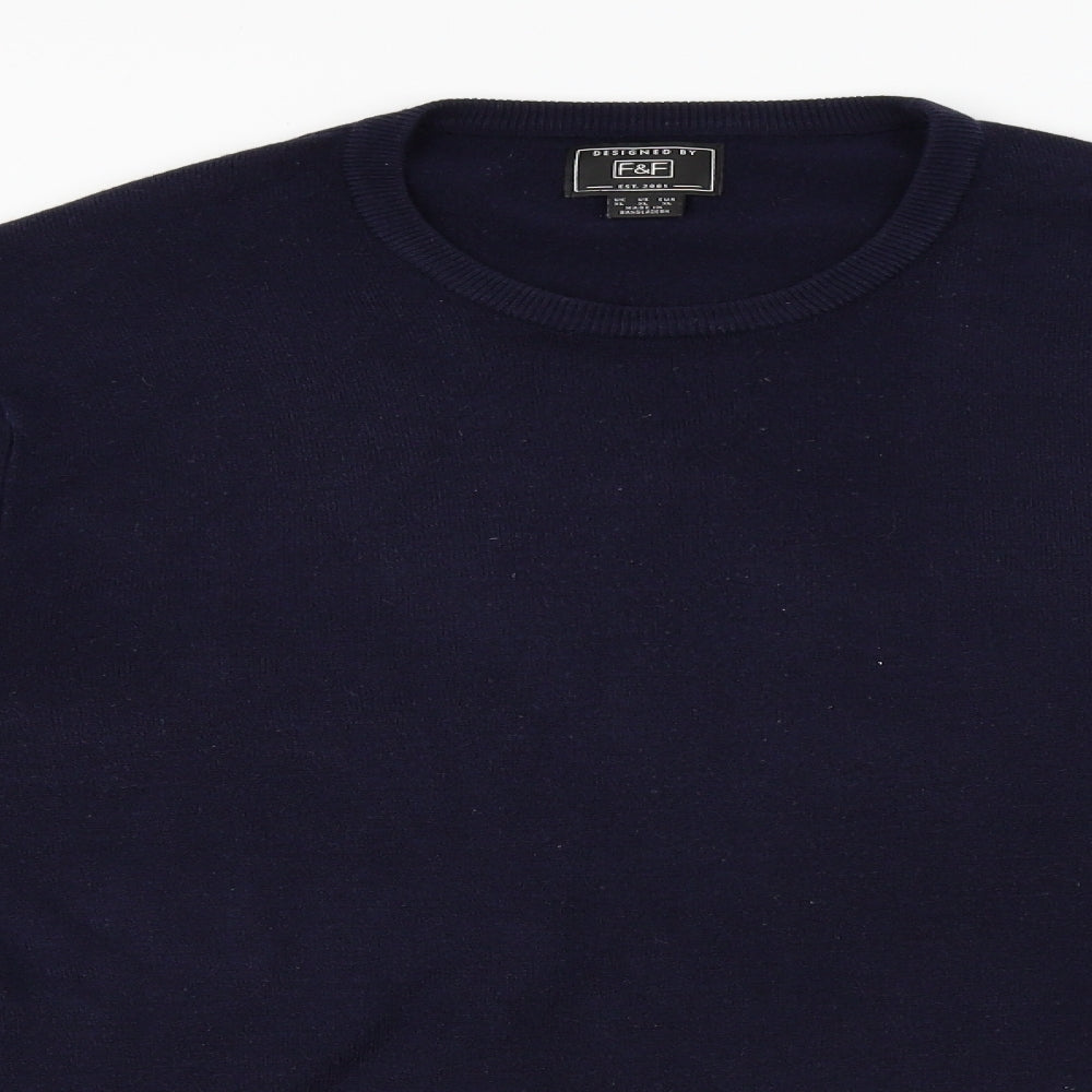 F&F  Womens Blue   Pullover Jumper Size XL