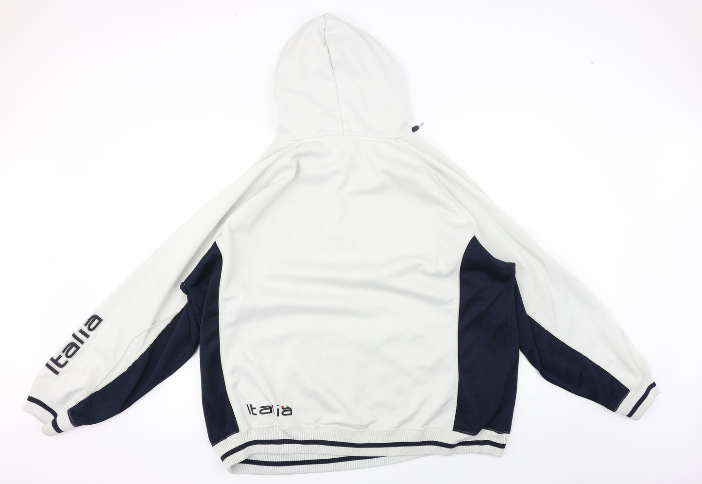 carlotti Mens Ivory   Pullover Hoodie Size XL