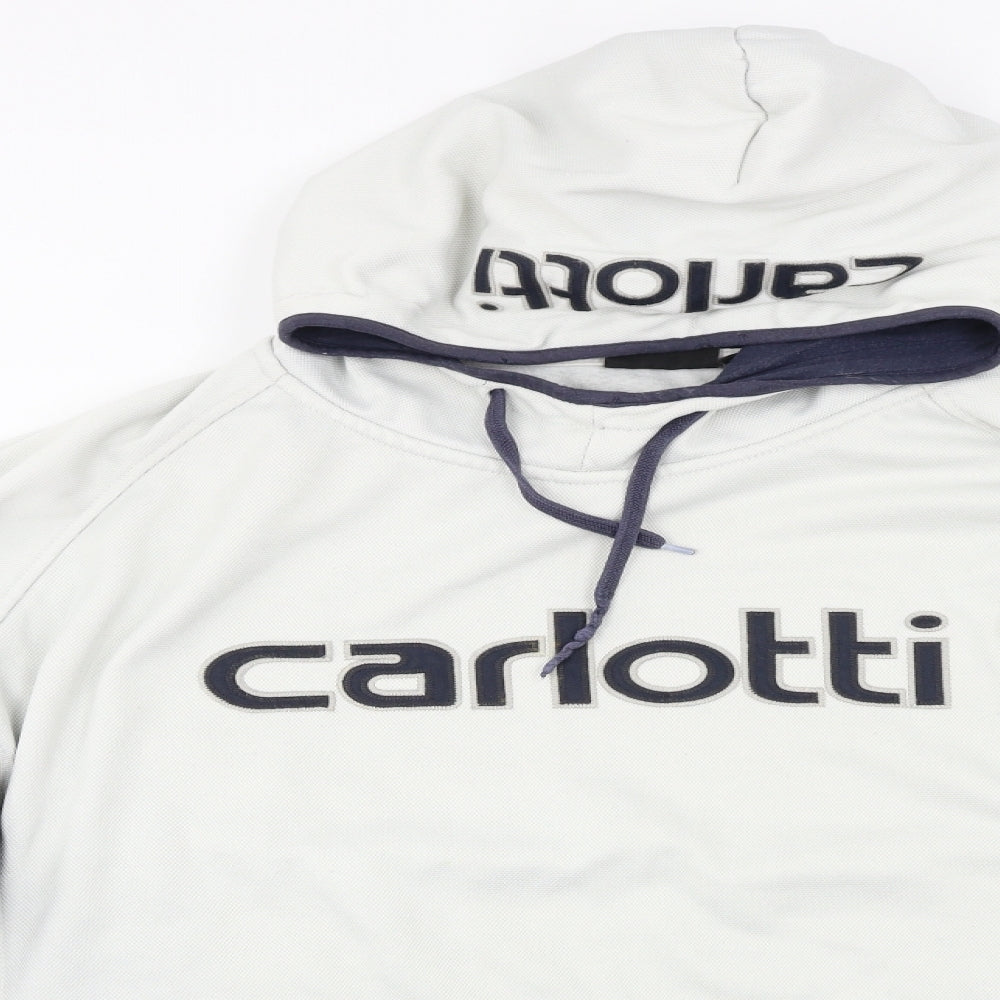 carlotti Mens Ivory   Pullover Hoodie Size XL