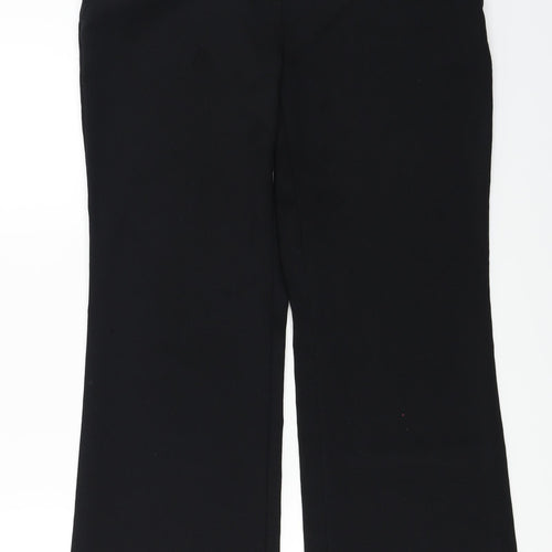 Marks and Spencer  Womens Black   Trousers  Size 12 L26 in