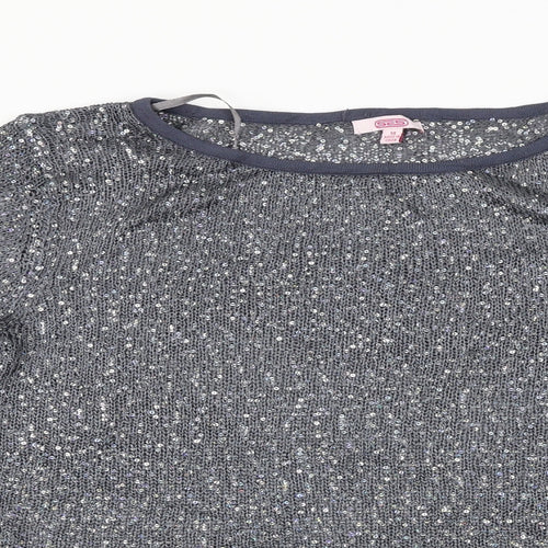 grace fashion  Womens Blue   Pullover Jumper Size 14