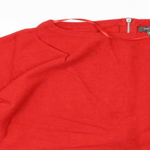 Primark  Womens Red   Pullover Jumper Size L