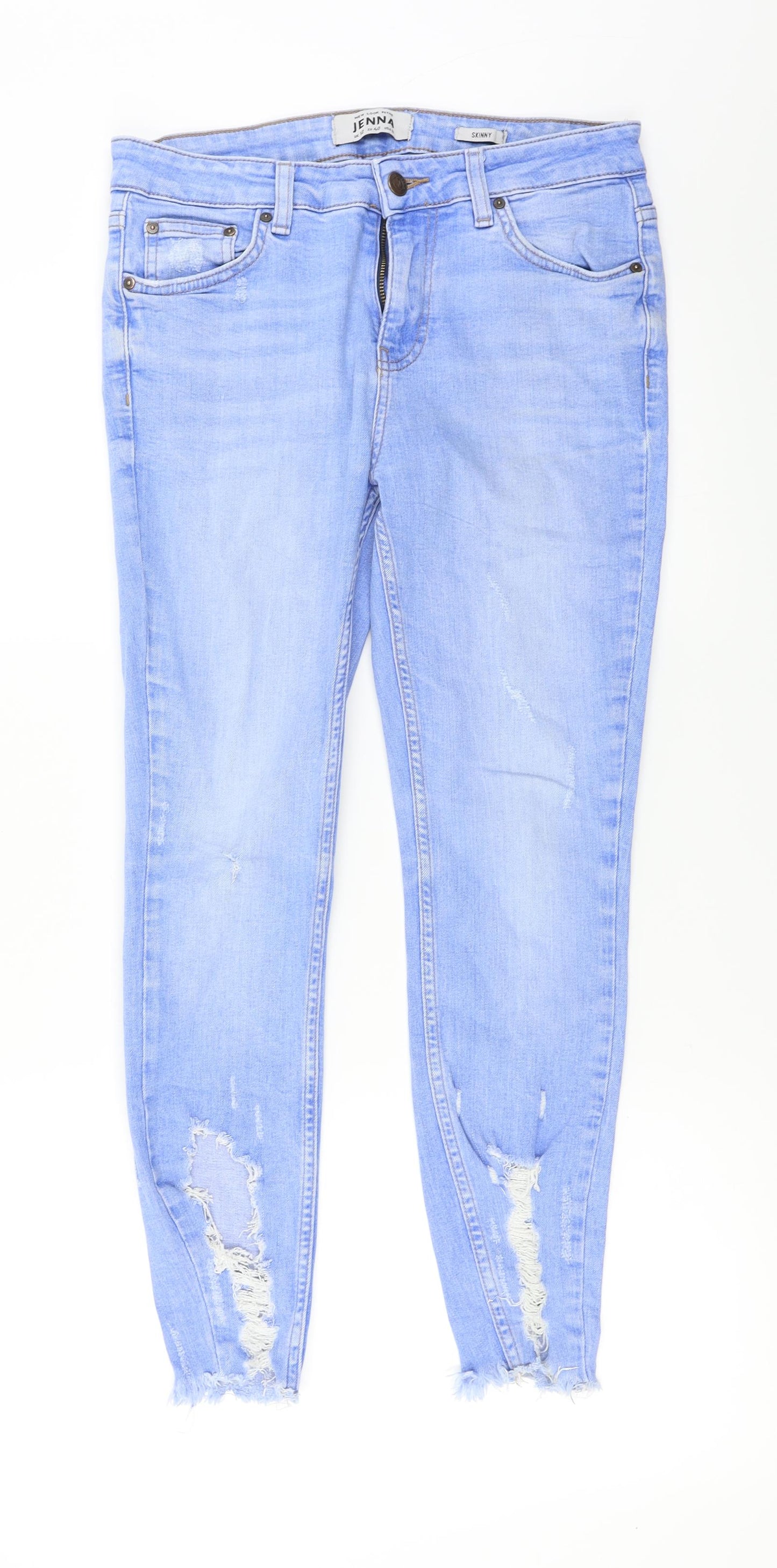 New Look  Womens Blue   Skinny Jeans Size 12 L24 in