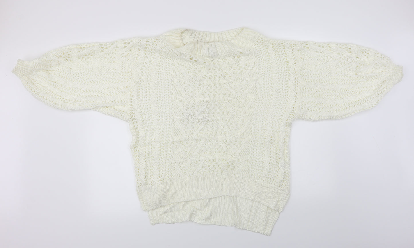Preworn  Womens Ivory   Pullover Jumper Size XL