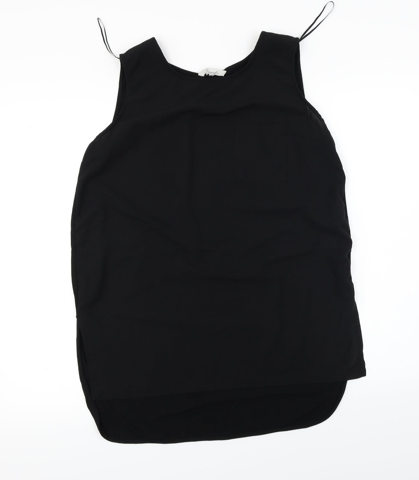 Peacocks  Womens Black   Basic T-Shirt Size 14