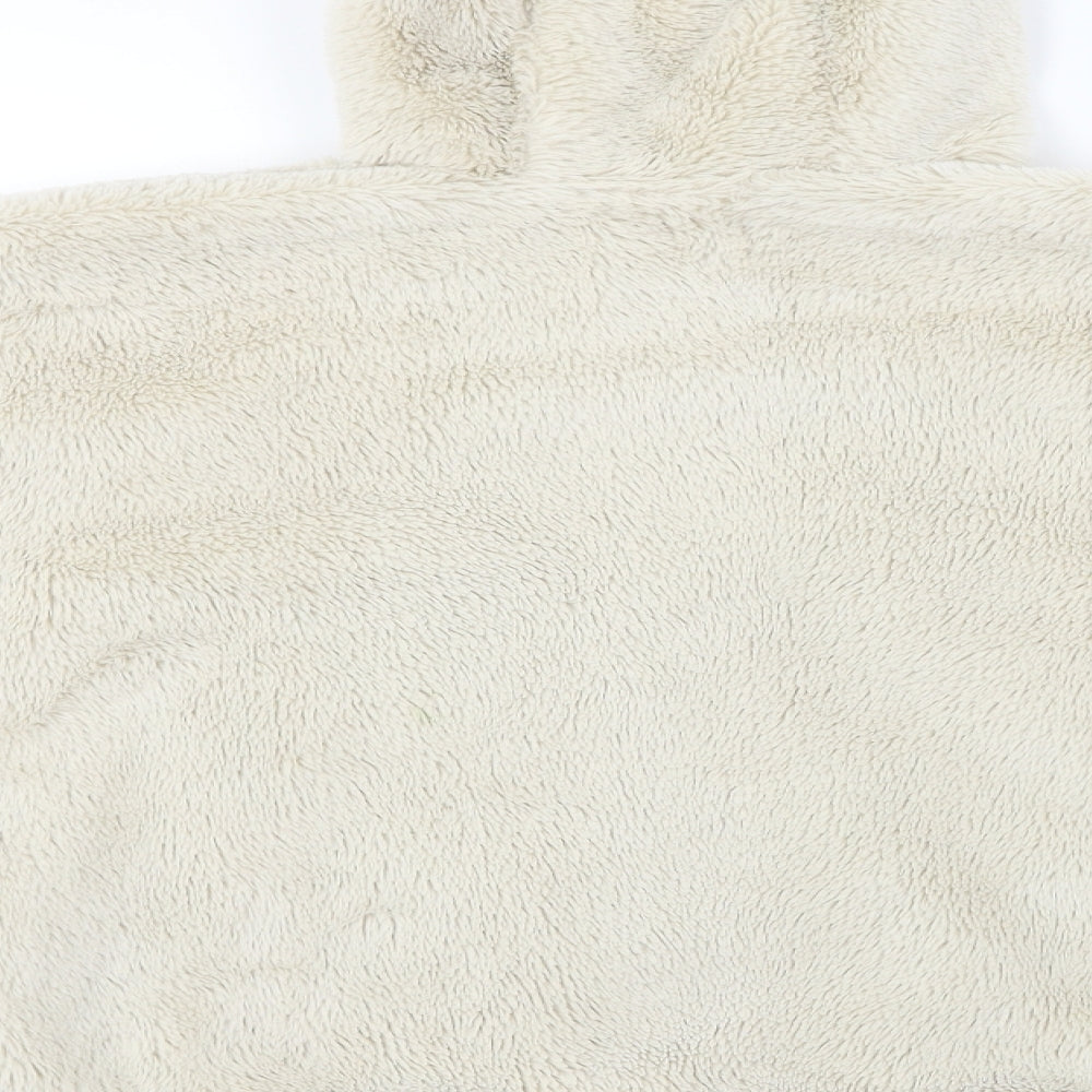 F&F  Girls Beige   Full Zip Hoodie Size 10-11 Years