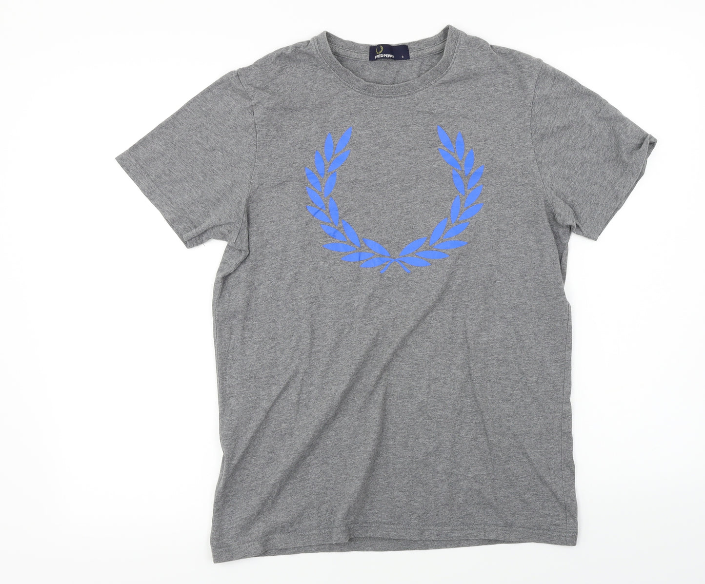 Fred Perry  Mens Grey    T-Shirt Size S