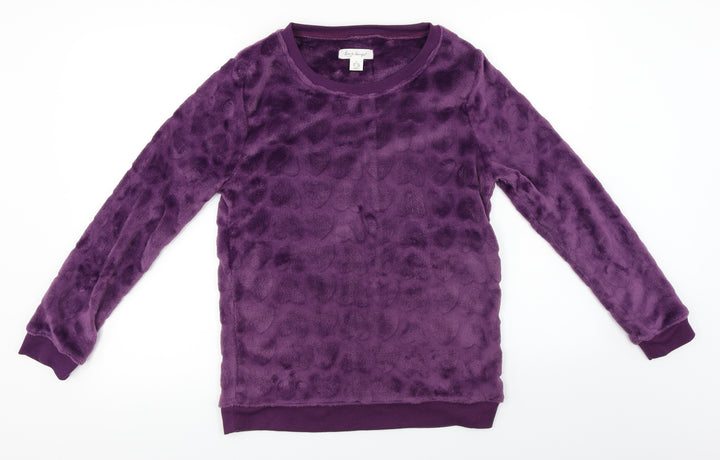 love to lounge Womens Purple Pullover Jumper Size S