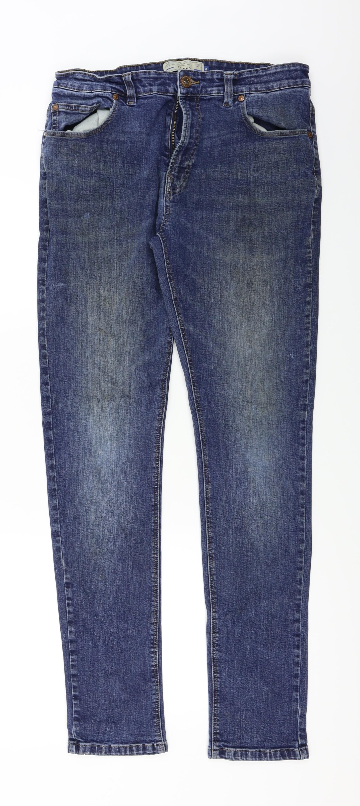 NEXT  Mens Blue   Straight Jeans Size 34 in L29 in