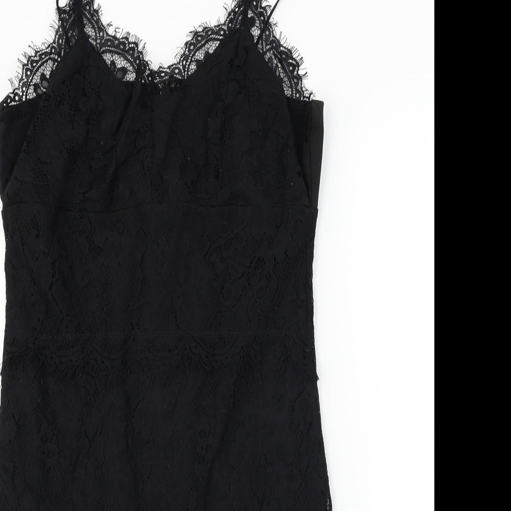Topshop  Womens Black   A-Line  Size 14