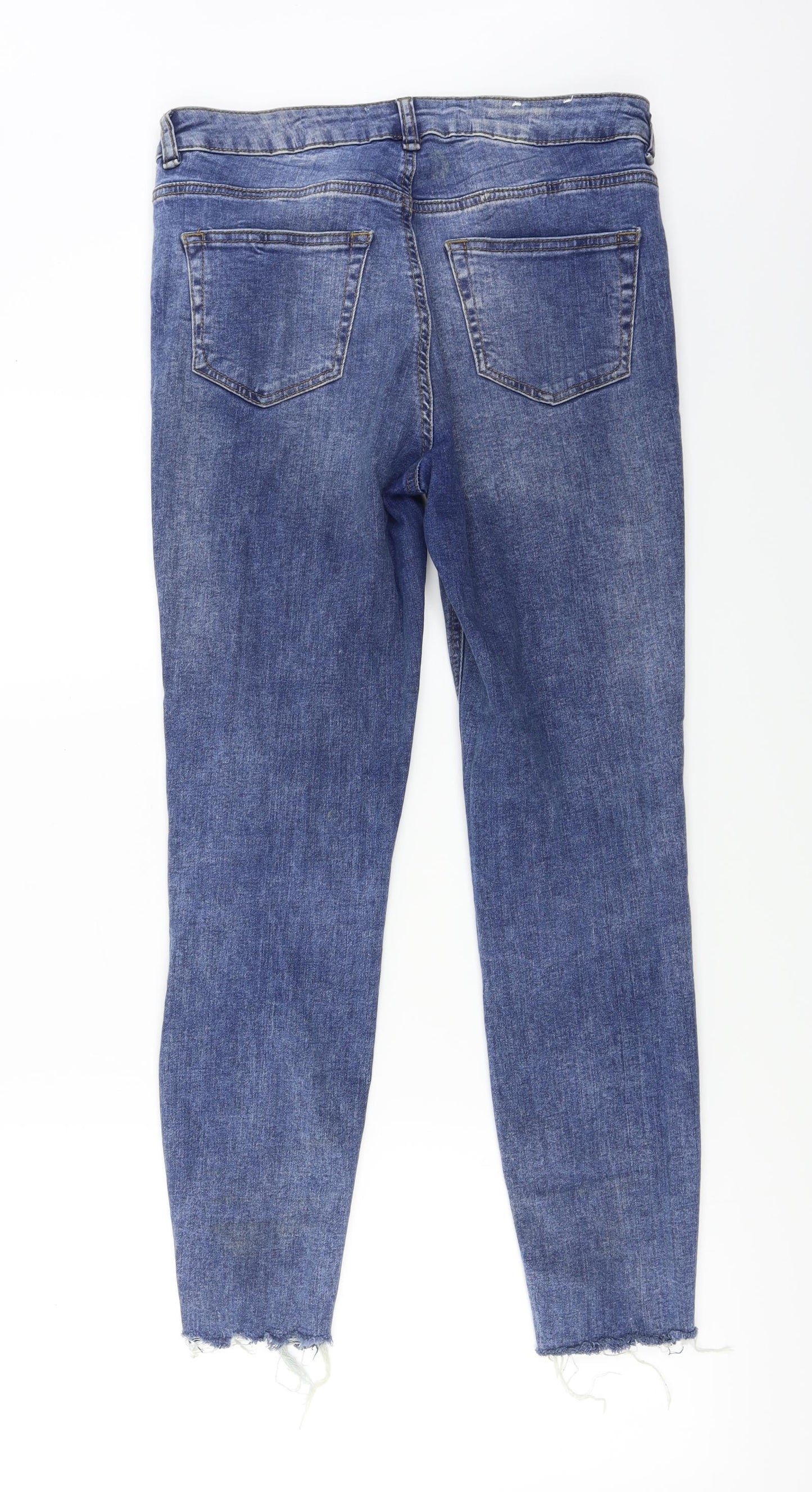 New Look  Womens Blue   Straight Jeans Size 12 L24 in