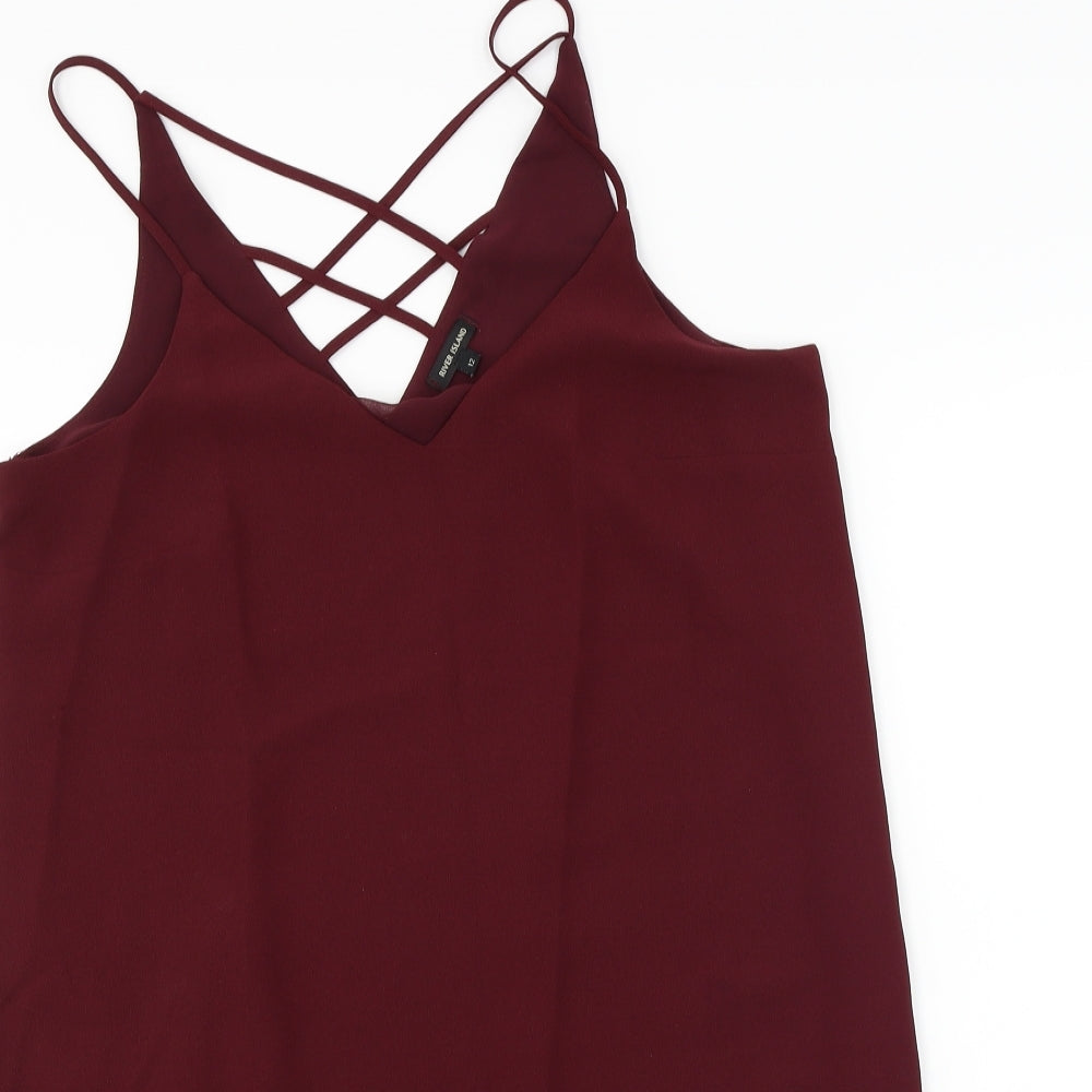 River Island  Womens Red   A-Line  Size 12