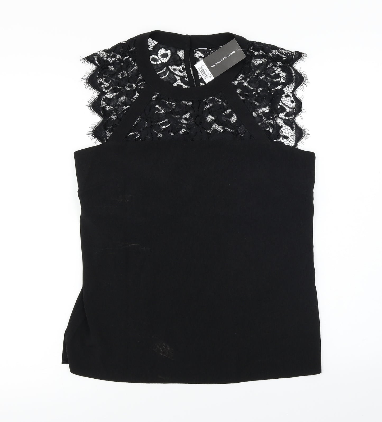 Dorothy Perkins  Womens Black   Basic T-Shirt Size 12