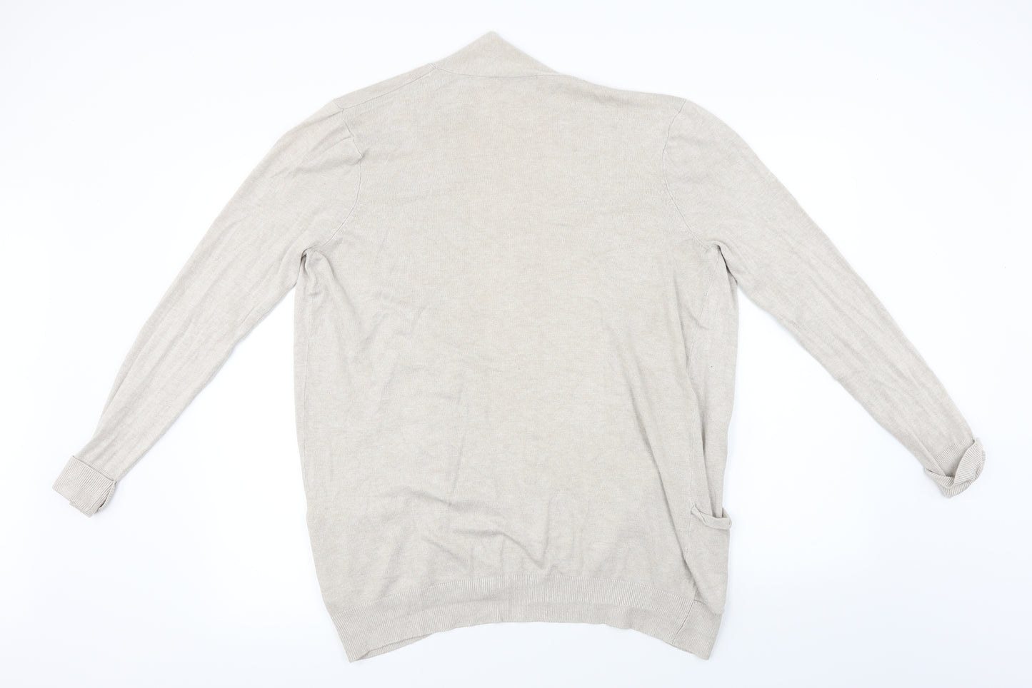 Peacocks  Womens Beige   Cardigan Jumper Size 14