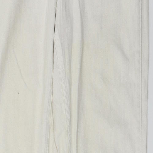 Marks and Spencer  Womens Ivory   Skinny Jeans Size 10 L27 in