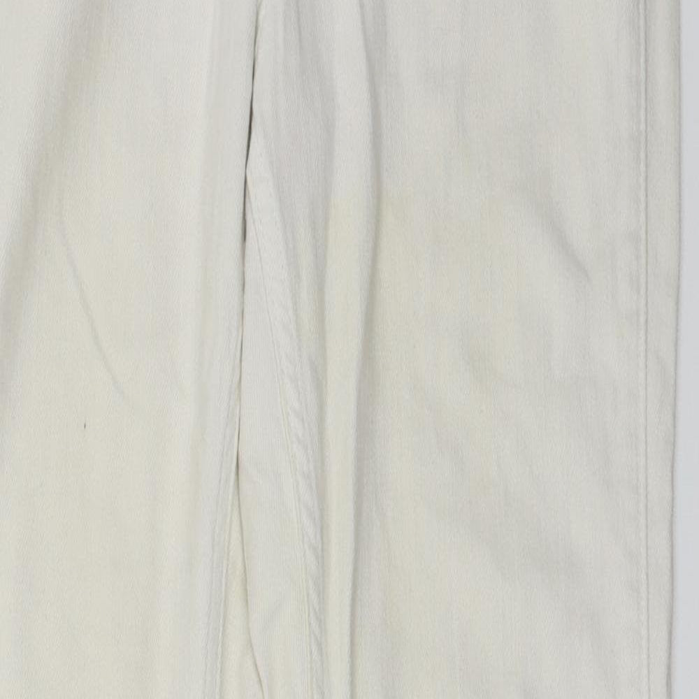 Marks and Spencer  Womens Ivory   Skinny Jeans Size 10 L27 in