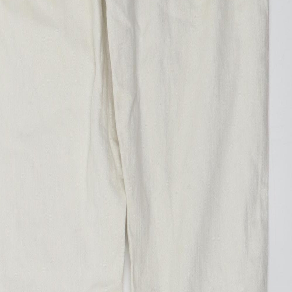 Marks and Spencer  Womens Ivory   Skinny Jeans Size 10 L27 in