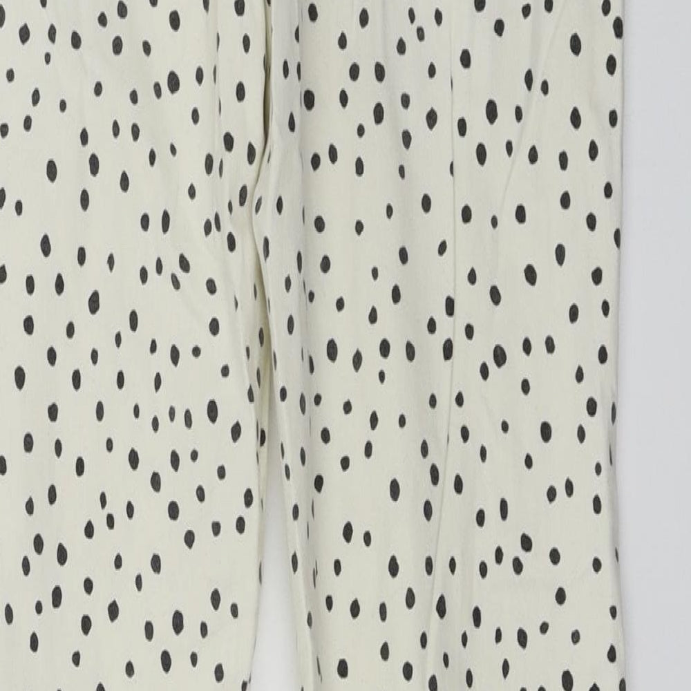 Scotch & Soda  Womens Ivory Polka Dot  Skinny Jeans Size 29 in L32 in